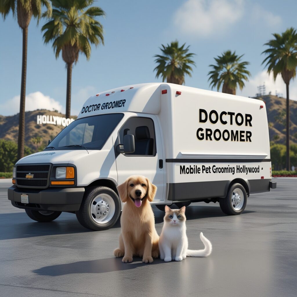 Mobile pet grooming Hollywood