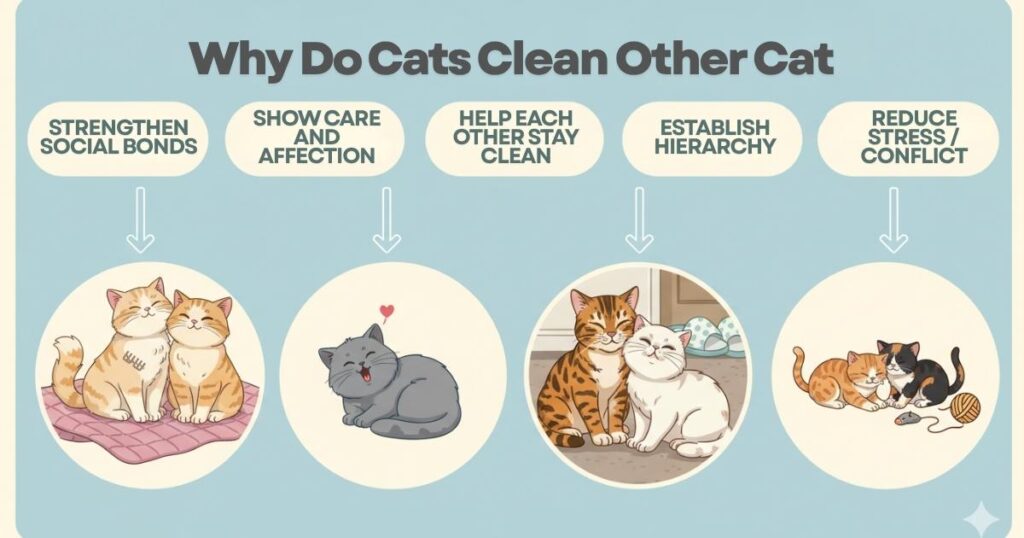 Why Do Cats Clean Other Cat