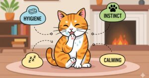 Why Do Cats Groom After Eating