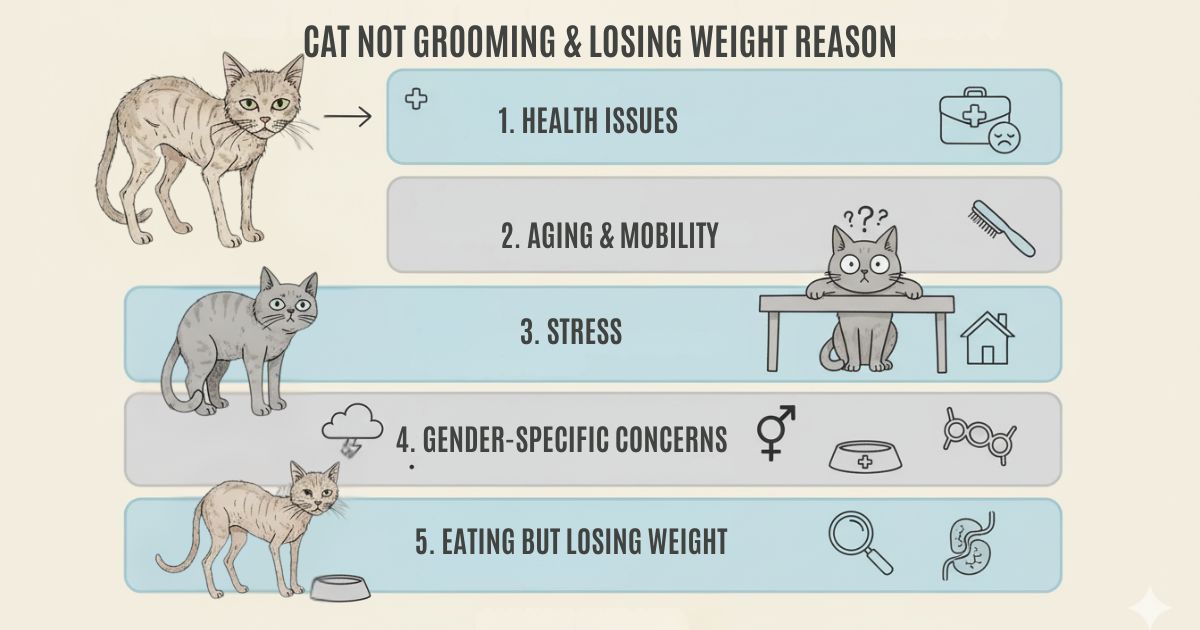 Why Is My Cat Not Grooming and Losing Weight